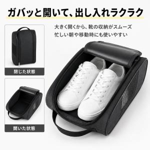 シューズケース シューズバッグ 靴入れ メッシ...の詳細画像3