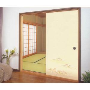 ふすま紙 襖紙 (ごりん第18集) No.55 (サイズ100×203cm) 「1枚柄・花」 間中 ...