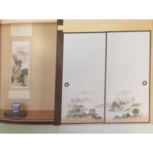 ふすま紙 襖紙 (日新第12集) No.804 (サイズ100×203cm)2枚組 和風