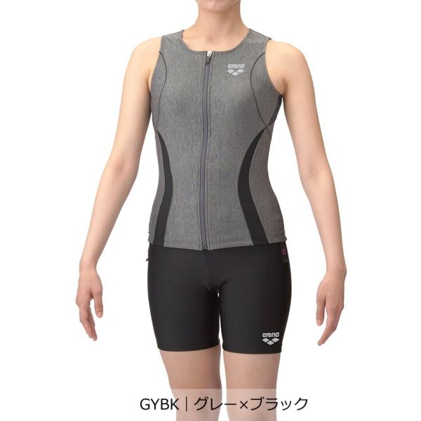 公式 アリーナ すらっとセパ フィットネスセパレーツ レディース 共同開発 水中ウォーキング 練習 ...