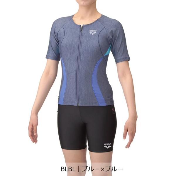 公式 アリーナ すらっとセパ フィットネスセパレーツ レディース 共同開発 水中ウォーキング 練習 ...