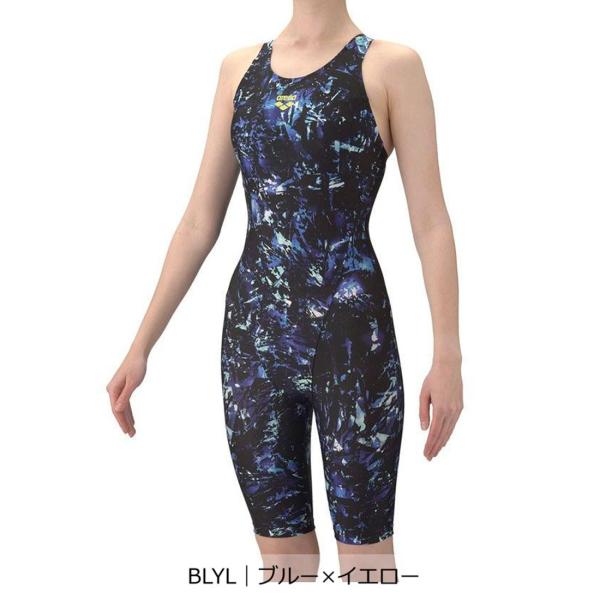 公式 アリーナ arena アクアエクサ フィットネスワンピーススパッツ レディース 総柄 はっ水 ...