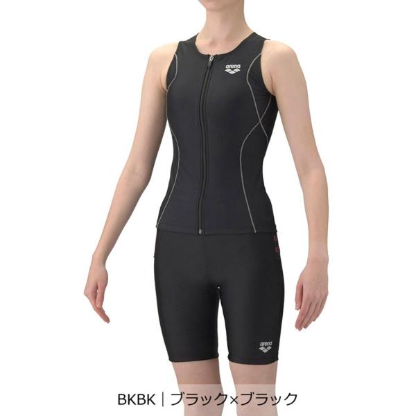 公式 アリーナ arena すらっとセパ フィットネスセパレーツ アクアビクス 体型カバー レディー...