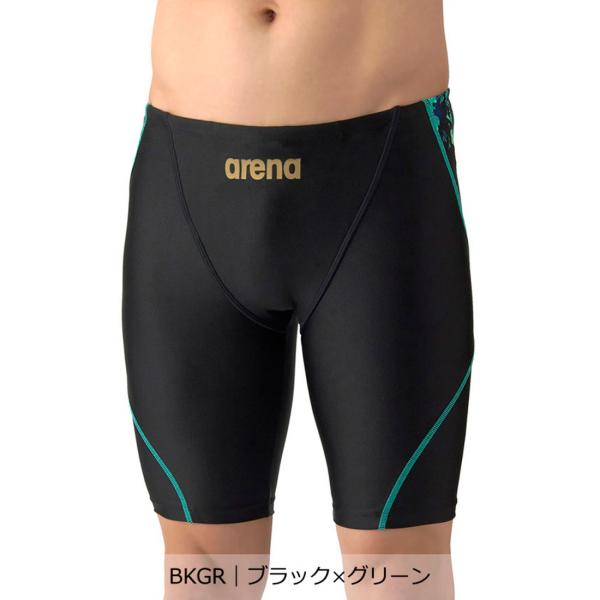 公式 アリーナ arena アクアエクサフィットネススパッツ メンズ 幾何学柄 氷 はっ水 水泳 ス...