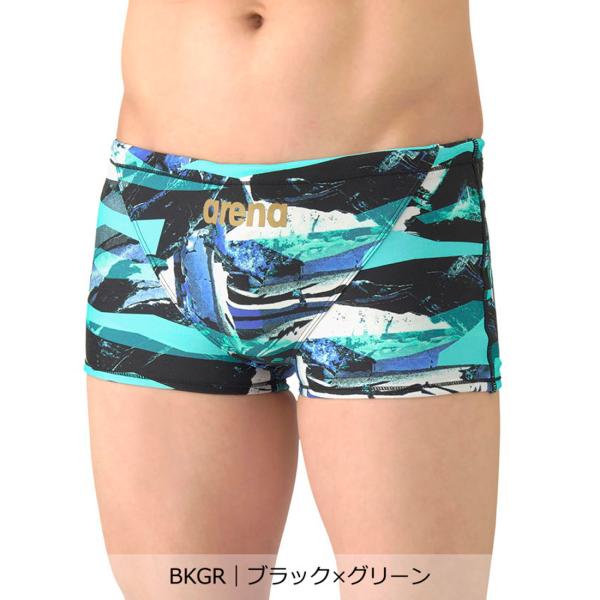 公式 アリーナ arena タフスーツトレーニングスパッツ ショート グラフィック 総柄 メンズ 水...