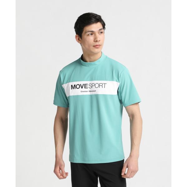 公式 MOVESPORT デサント 半袖モックネックシャツ メンズ レディース トレーニング ウェア...