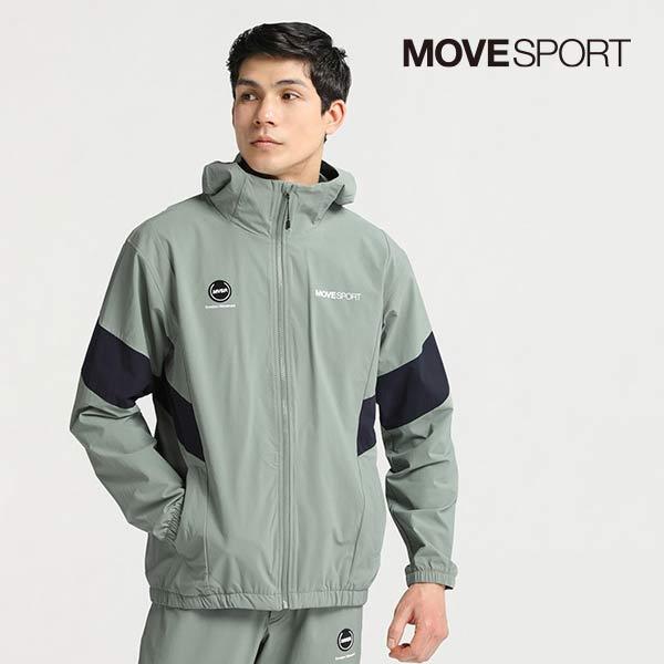 梅雨対策10%オフクーポン 2日まで 公式 MOVESPORT フルジップフーディー ウェア メンズ...