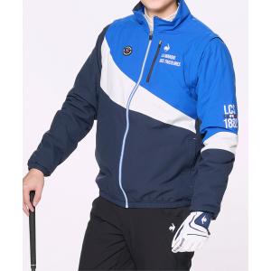 セール 公式 ルコックスポルティフ ゴルフ 中綿 2WAYブルゾン メンズ 撥水 ストレッチ 防風 防寒 ジャケット LG4FWB50M 24FW