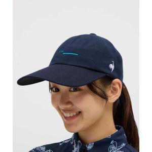 公式 ルコックスポルティフ ゴルフ まぶガード キャップ レディース 庇裏光反射軽減 部分吸汗速乾 部分抗菌防臭 帽子 小物 LG5FCP00L 25FW