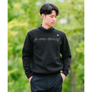 公式 ルコックスポルティフ ゴルフ 直営店限定 クルーネックセーター メンズ ワンポイント 手洗い可 ゴルフ おしゃれ LG5FSTD0M 25FW