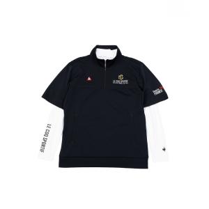 公式 ルコックスポルティフ ゴルフ ストレスマッピング3WAY半袖カットソー&amp;アンダーシャツ メンズ 吸汗速乾 ストレッチ UV LG6FTZA0MB 26FW