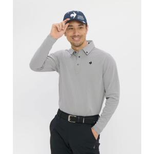 公式 ルコックスポルティフゴルフ DAILY ベーシック長袖ボタンダウンシャツ 男性 吸汗速乾 ストレッチ UV 遮熱 ポロシャツ LG6SLS02M 26SS