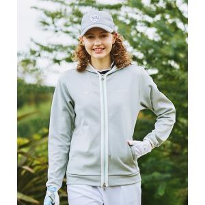 公式 ルコックスポルティフゴルフ フルジップフーディースウェット 女性 吸汗速乾 ストレッチ UV 遮熱 MOTION3D LG6SSW50L 26SS