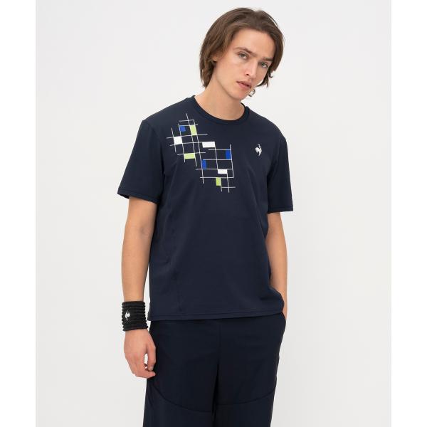 公式 ルコックスポルティフ テニス ゲームTシャツ メンズ JTA公認 接触冷感 UVカット 吸汗 ...