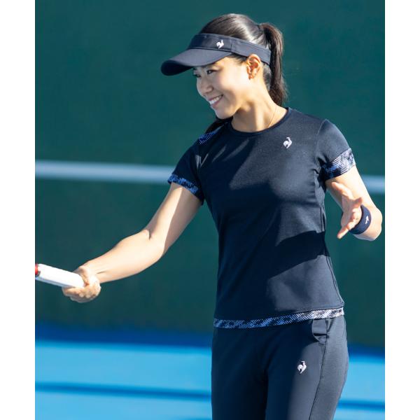 公式 ルコックスポルティフ テニス ゲームシャツ レディース 吸汗 ストレッチ UV 消臭 JTA公...