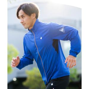 公式 ルコックスポルティフ LCS Essentialクロスジャケット メンズ 吸汗速乾 ストレッチ UVカット トレーニング LT5FJK20M 25FW