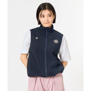 公式 ルコックスポルティフ はっ水 ナイロンワッシャーベスト ゆったり レディース UV CUT トレーニング LT6SVE00L 26SS