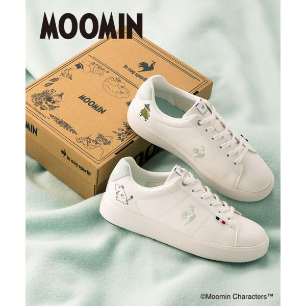 公式 ルコックスポルティフ ムーミンコラボ シェル バウンド 女性 軽量 オーソライト ローカットス...