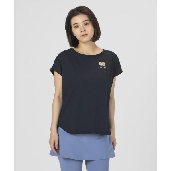 公式 ルコックスポルティフ【PAUL&amp;JOEコラボ】シアーニット半袖Tシャツ レディース  吸汗速乾...