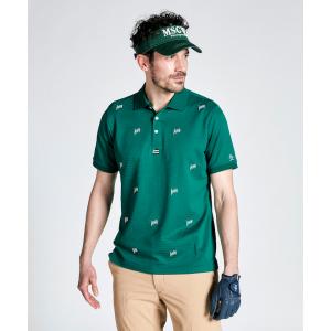 Munsingwear（マンシングウェア） 公式 ボーダー半袖ポロシャツ メンズ