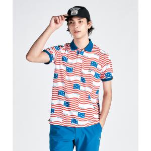 マンシングウェア ドット鹿の子半袖ポロシャツ メンズ 男性 サンスクリーン L Munsingwear 公式 マンシングウェア ドット鹿の子半袖ポロシャツ
