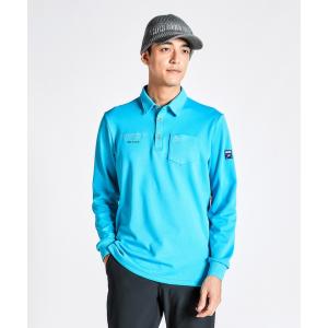 Munsingwear（マンシングウェア） 公式 ドット鹿の子 長袖ポロシャツ