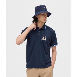 Munsingwear（マンシングウェア） 公式 裏鹿の子ビッグロゴ 半袖