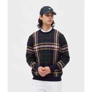 Munsingwear（マンシングウェア） 公式 吸湿発熱ビッグロゴクルー