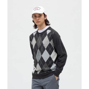 Munsingwear（マンシングウェア） 公式 ロゴインターシャクルーネック