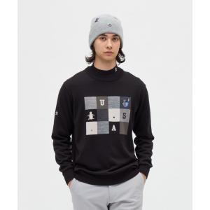 Munsingwear（マンシングウェア） 公式 はっ水グレンチェックニット