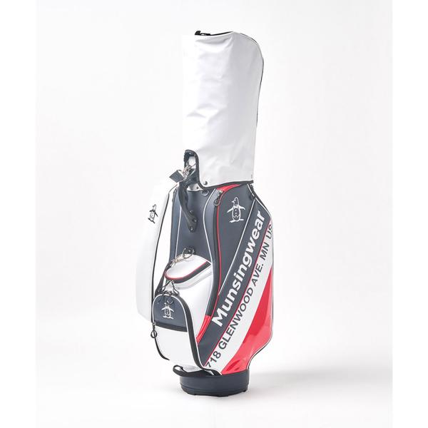 公式 マンシングウェア キャディバッグ メンズ レディース 3.5kg 9.5型 6分割 47インチ...