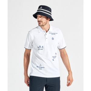 Munsingwear（マンシングウェア） 公式 裏鹿の子ビッグロゴ 半袖