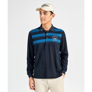 Munsingwear（マンシングウェア） 公式 総柄プリント長袖ポロシャツ