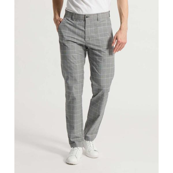 公式 マンシングウェア ストレッチグレンチェク柄ロングパンツ メンズ ボトムス レギュラーシルエット...