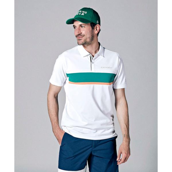 セール SALE 公式 マンシングウェア ポロシャツ メンズ ゴルフ 半袖 ドライ UVカット スト...