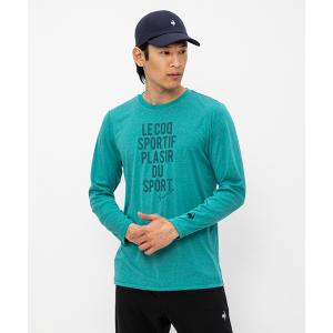 19日まで 公式 ルコックスポルティフ tシャツ メンズ テニスウェア 長袖 UVカット 吸汗速乾 QTMWJB02 23FWの商品画像