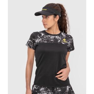 セール SALE ルコックスポルティフ 公式 レディース テニスウェア tシャツ ゲームシャツ 半袖 UVカット QTWUJA01 22FW