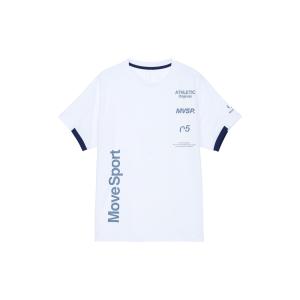 公式 ムーブスポーツ MoveSport ショートスリーブシャツ 半袖 Ｔシャツ 吸汗速乾 ストレッチ UVCUT トレーニング ST6FHT02M 26FW