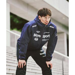 公式 ムーブスポーツ MoveSport 【石川祐希着用】中綿ウィンドジャケット メンズ はっ水 防風 保温 吸湿発熱 トレーニング ST6FWB31M26FW