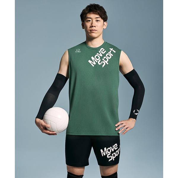 公式 ムーブスポーツ VOLLEYBALL 石川祐希選手着用 バレー ノースリーブシャツ メンズ レ...