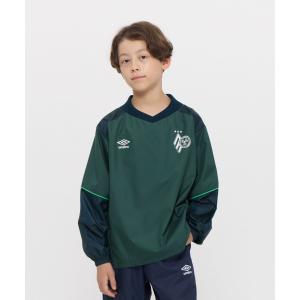 公式 THE THIRD by UMBRO NAGAMOCHIラインドピステトップ ジュニア 防風 はっ水 サッカー フットボール UF5FWB30J 25FW