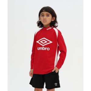 公式 アンブロ umbro ジュニアハイネック長袖プラクティスシャツ ロンＴ 子ども ジュニア キッズ 吸汗速乾 ストレッチ 保温 UF6FLS51J 26FW
