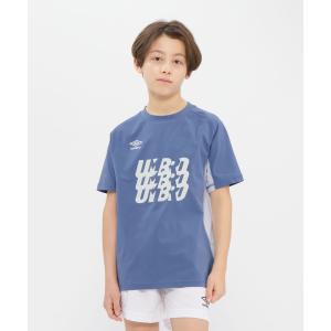 公式 アンブロ THE THIRD by UMBRO ジュニアフィールテックプラクティスシャツ 半袖 子ども 吸汗速乾 ストレッチ UF6SHS51J 26SS