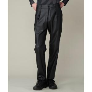 ランバンスポール★ツートーンパンツ 36 グレー×黒参考3万円 LANVIN SPORT（ランバンスポール） 公式 ランバン スポール ロング