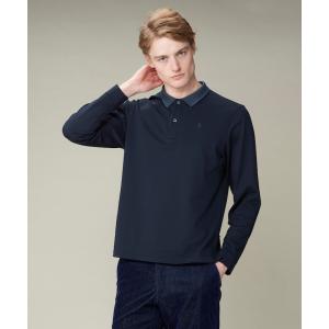 値下げ【新品未使用】LANVIN ゴルフ長袖シャツ ネイビー LANVIN SPORT（ランバンスポール） 公式 ランバン スポール モノグラム