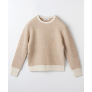 定価42900円【新品】レディース40ランバンスポールノーカラーニットブルゾン LANVIN SPORT（ランバンスポール） 公式 ランバン スポール プル