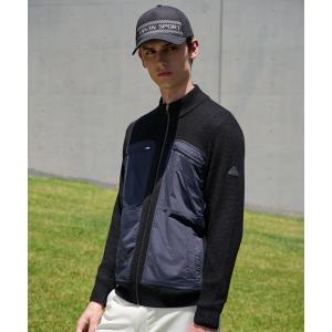 ランバンスポールの黒のブルゾン LANVIN SPORT（ランバンスポール） 公式 ランバン スポール 中綿