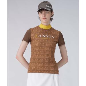 公式 ランバン スポール モックネック半袖シャツ レディース 吸汗 UVカット ストレッチ クーリング効果 サンスクリーン ゴルフ VG5SHS42L 25SS
