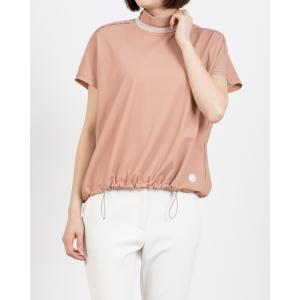 公式 ランバン スポール モックネック半袖シャツ 吸汗 レディース UVカット ストレッチ 遮熱 クーリング ポロシャツ ゴルフ VG5SHS53L 25SS