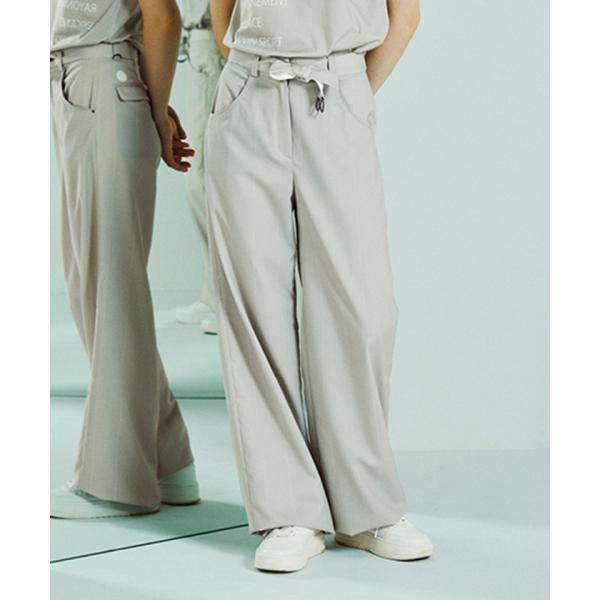 公式 ランバン スポール ワイドロングパンツ 吸汗速乾 ストレッチ レディース UVカット 遮熱 ク...